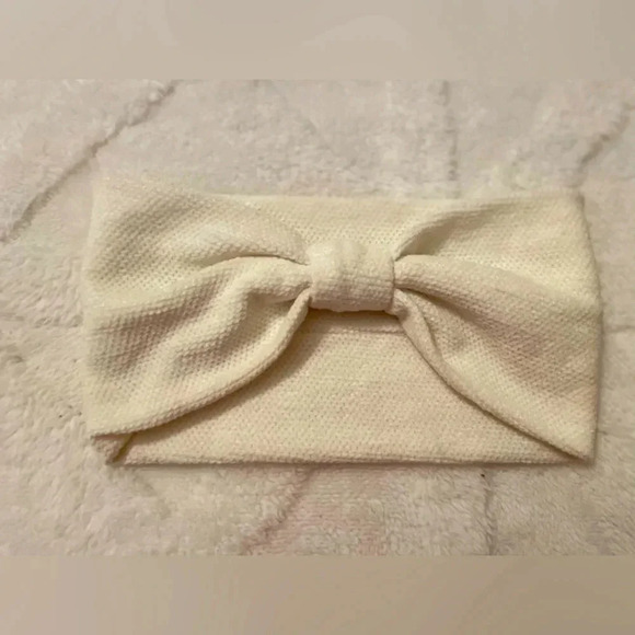 Time and tru white winter headband - Picture 1 of 3